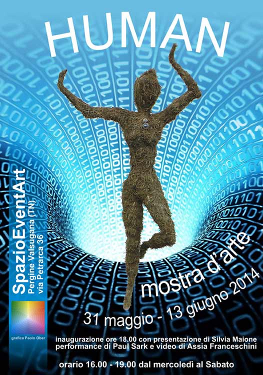 Human Art, mostra collettiva allo SpazioEventArt, presentazione dell'Archivio Monografico dell'Arte Italiana