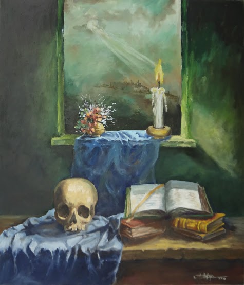 "Il senso della vita" opera dell'artista Sergio Colombo
