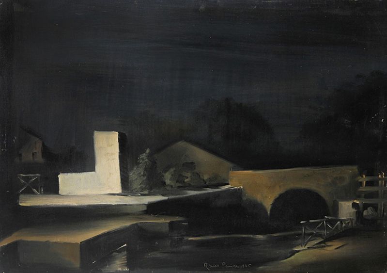 "Il battiferro" opera realizzata dall'artista Remo Parise
