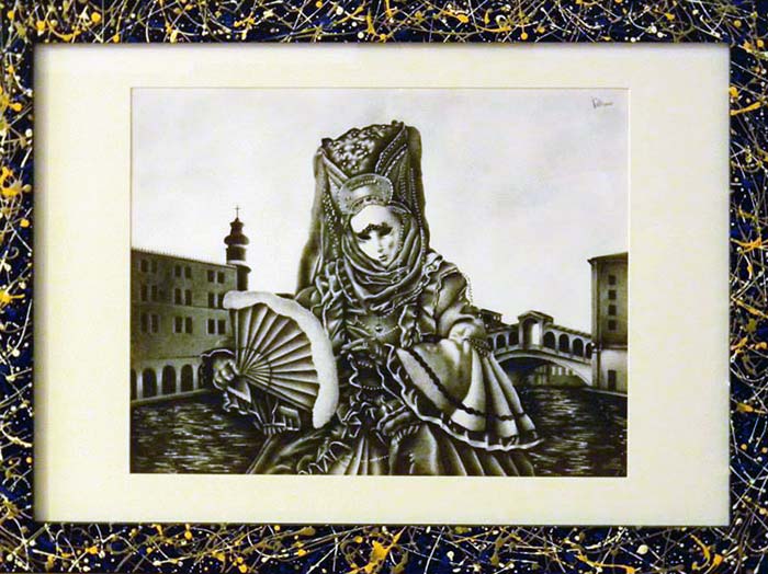 "Venezia" opera dell'artista Poetisma (Manuel Vertemara)