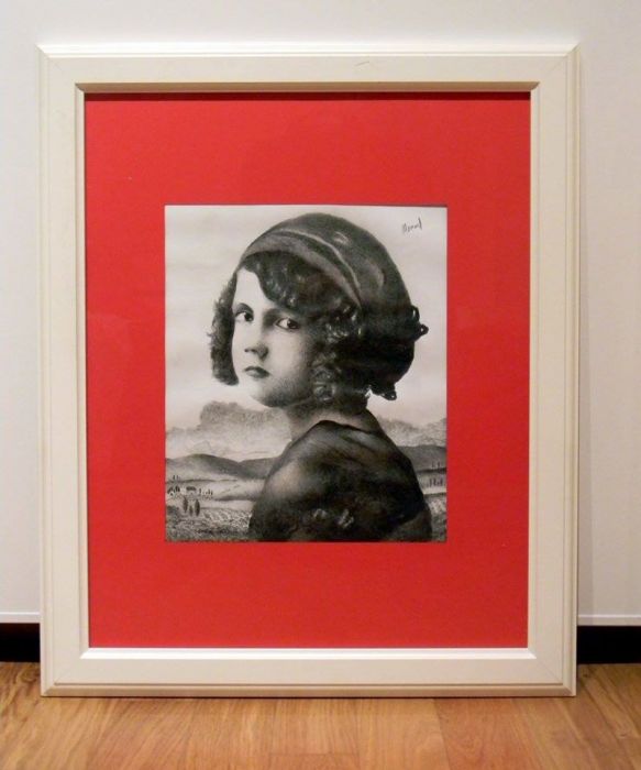 "Ritratto" opera realizzata da Poetisma, all'inizio del suo percorso artistico, l'opera è firmata con il nome: Manuel