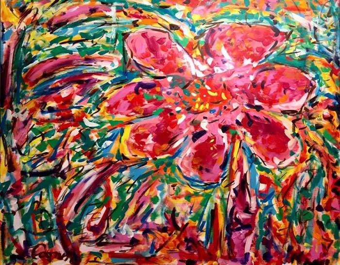 "The summer is magic" opera dell'artista Alessandro Tognin