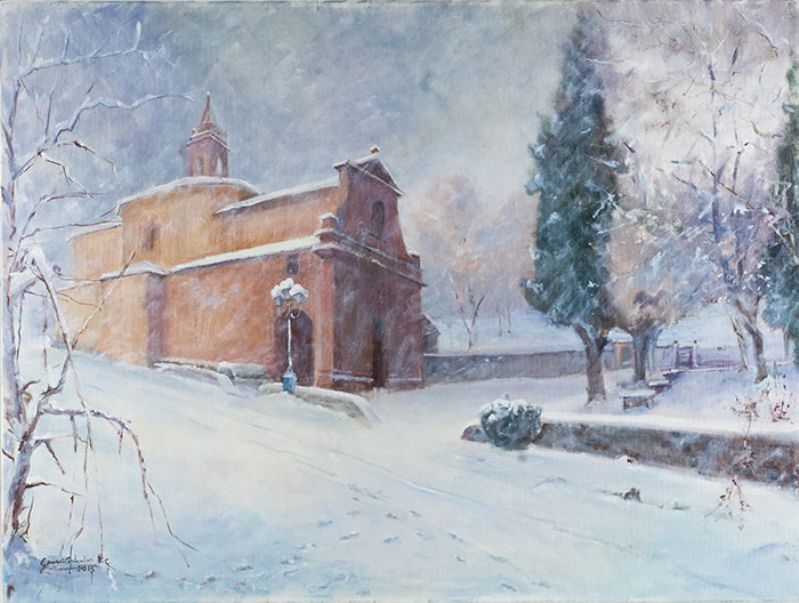 Inverno al Santuario di Campiano di Costantini Gemma