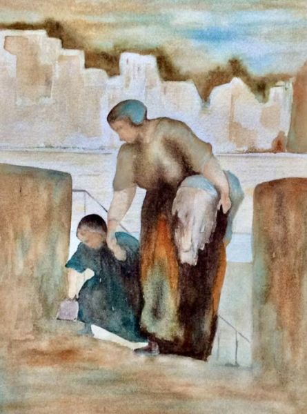 Omaggio a Honoré Daumier.  di Marelli Silvana