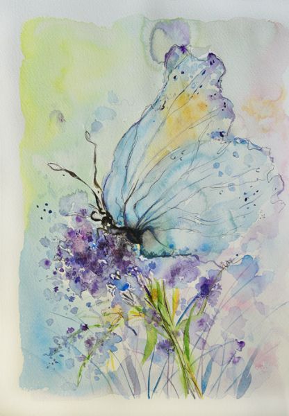Farfalla blu di Roncaglia Annarita