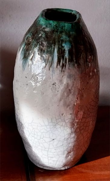 Vaso bianco  di Praturlon Loreta