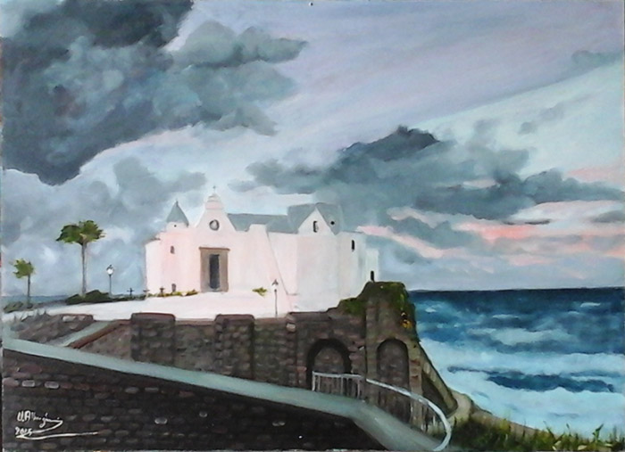 "Chiesa del Soccorso (Ischia Forio)"" opera realizzata da Umberto Alberghini
