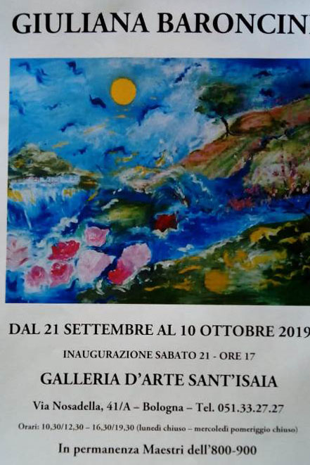 Mostra d'arte di Giuliana Baroncini