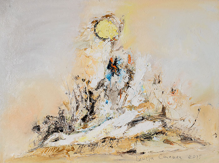 "Passing by, passaggio" opera realizzata dall'artista Daniela Caraman