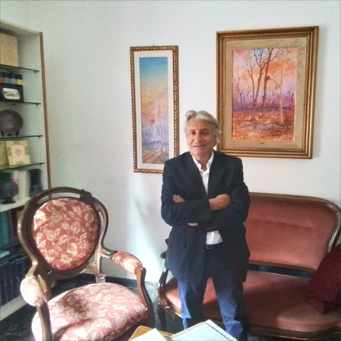 Il presidente dell'Archivio Monografico dell'Arte Italiana, Michele Maione, nell'anno 2023 ha visitato lo studio dell'artista Paolo Fabbri
