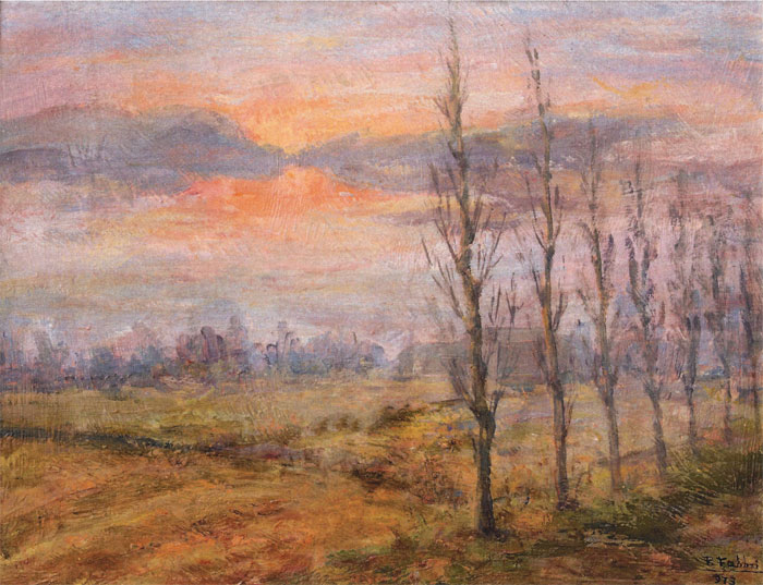 "Mattino d’autunno" - 1973 - opera dell'artista Paolo Fabbri