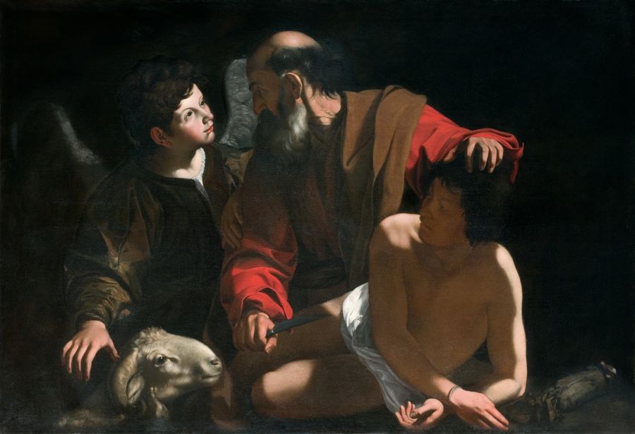 "Sacrificio di Isacco" Michelangelo Merisi da Caravaggio