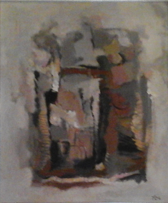 "Il vicolo" opera realizzata dall'artista Antonio Gentilini (1908/1977)