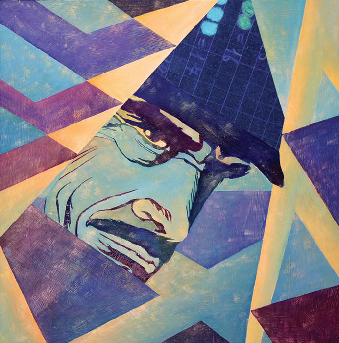 "Frammenti" opera dell'artista Clara Ghelli