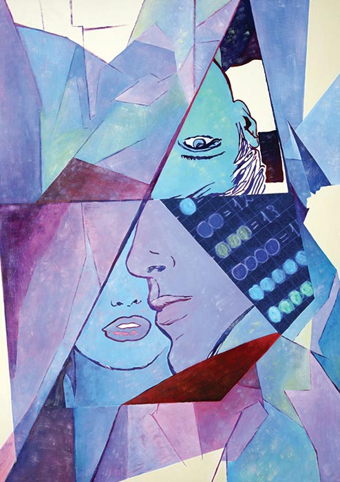 "Sequenze" opera dell'artista Clara Ghelli
