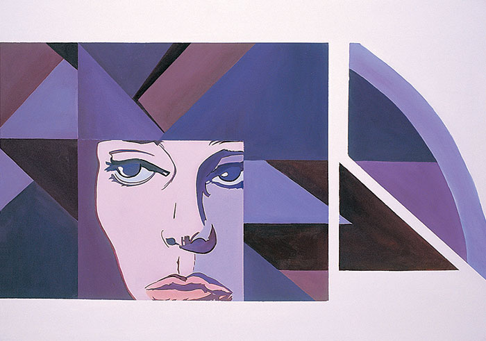 "Frammentazioni" opera dell'artista Clara Ghelli
