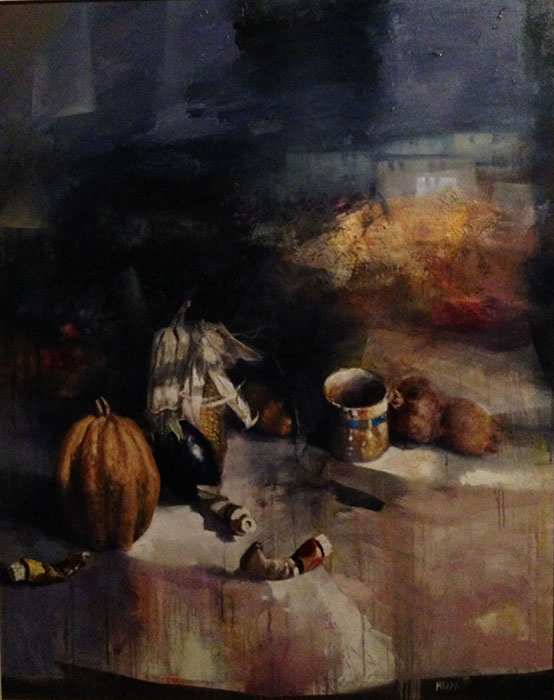 "Lontano ... il paesaggio" opera realizzata dall'artista Ruggero Mazza