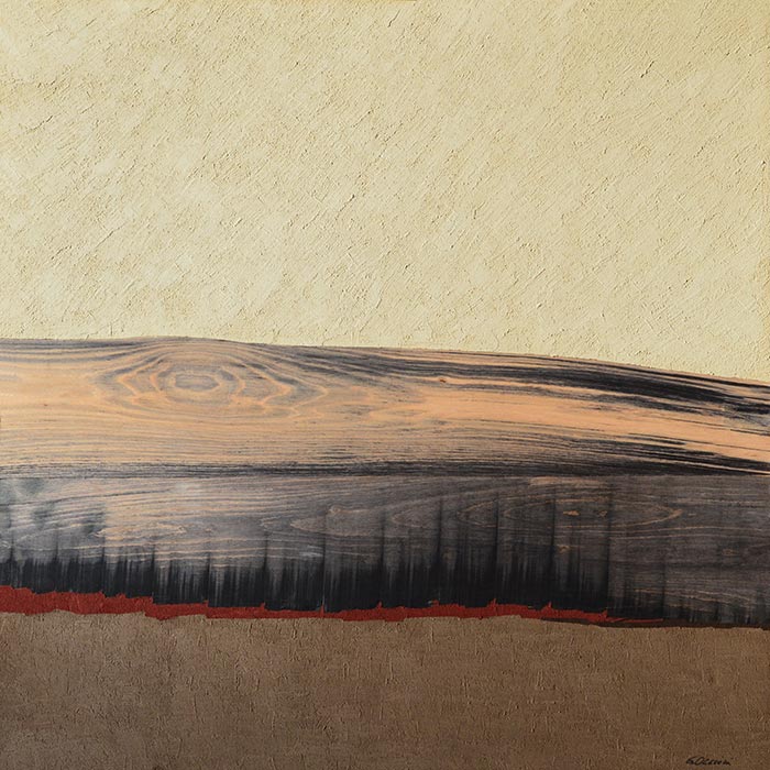 "Visuale dal tempo (1)" opera realizzata dall'artista Guido Oggioni