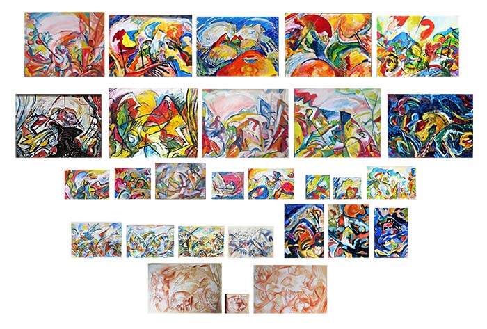 Le opere di Alessio Tanfoglio esposte in mostre
