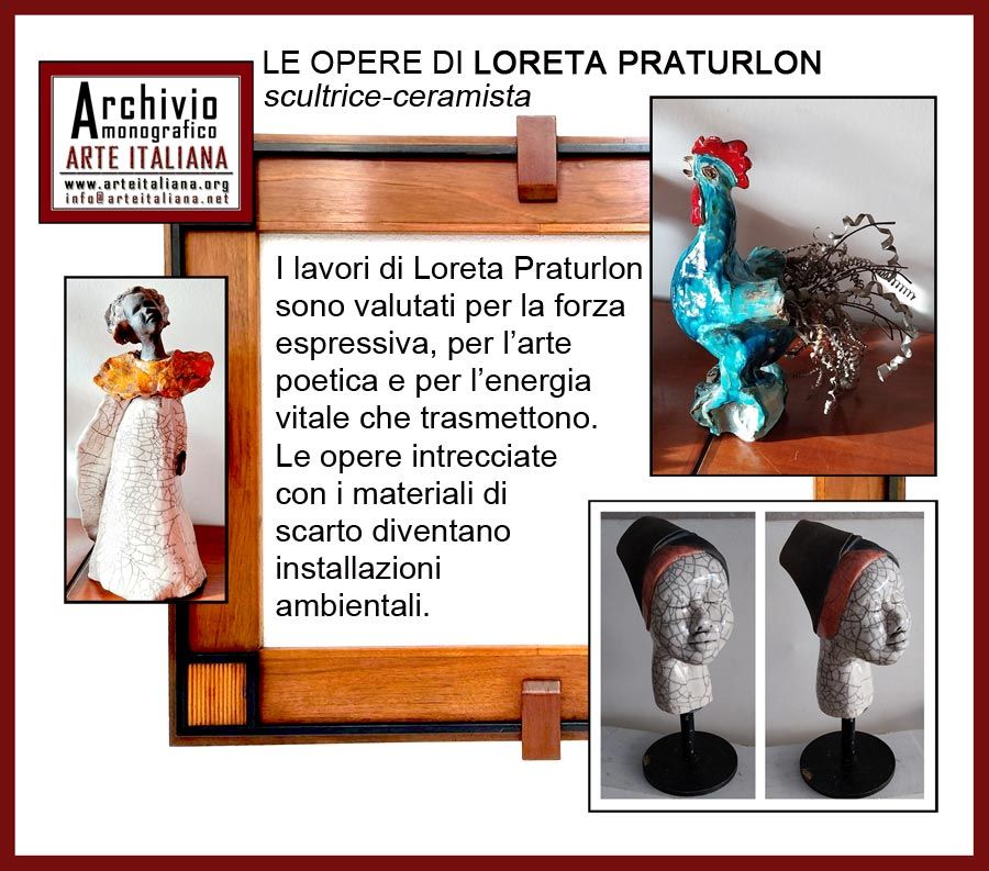 Le opere di LORETA PRATURLON