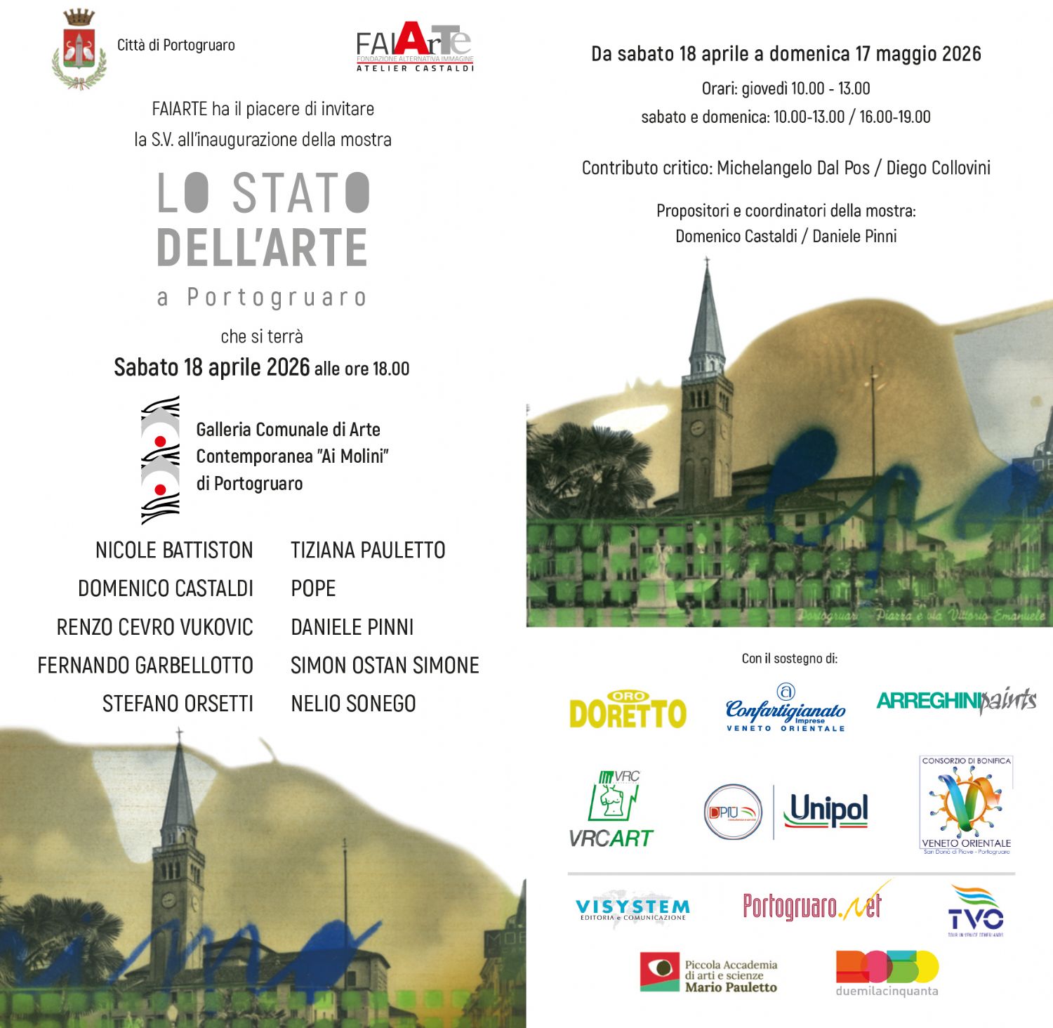 Collettiva, presente l'artista Pauletto