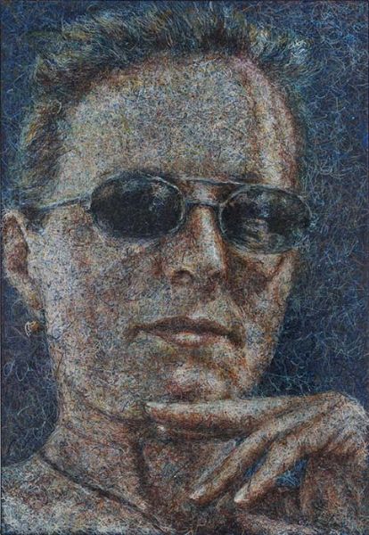 Ritratto di donna con occhiali