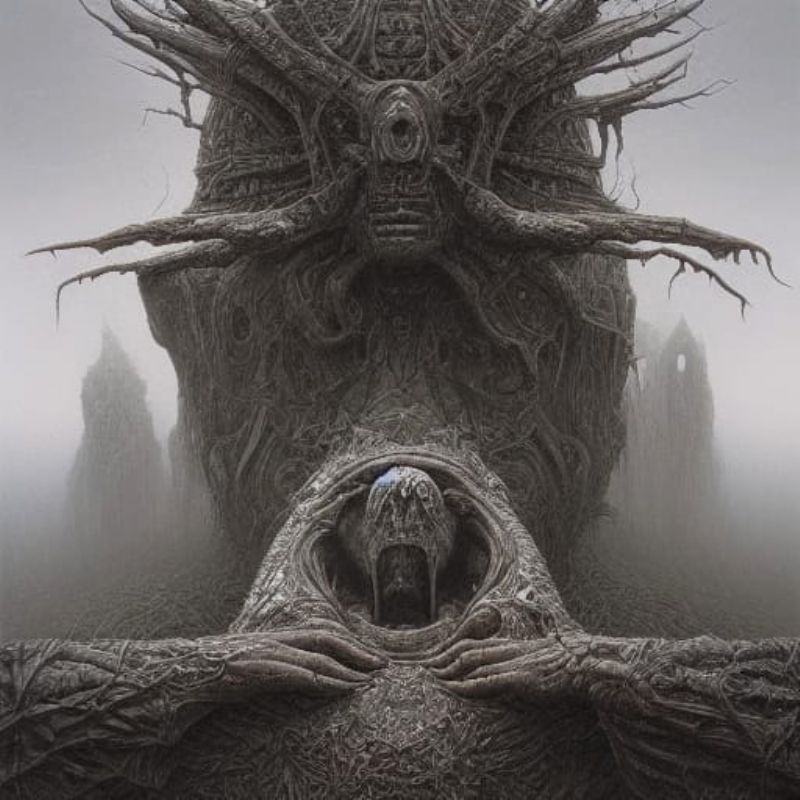 Trapped in layers of lava
