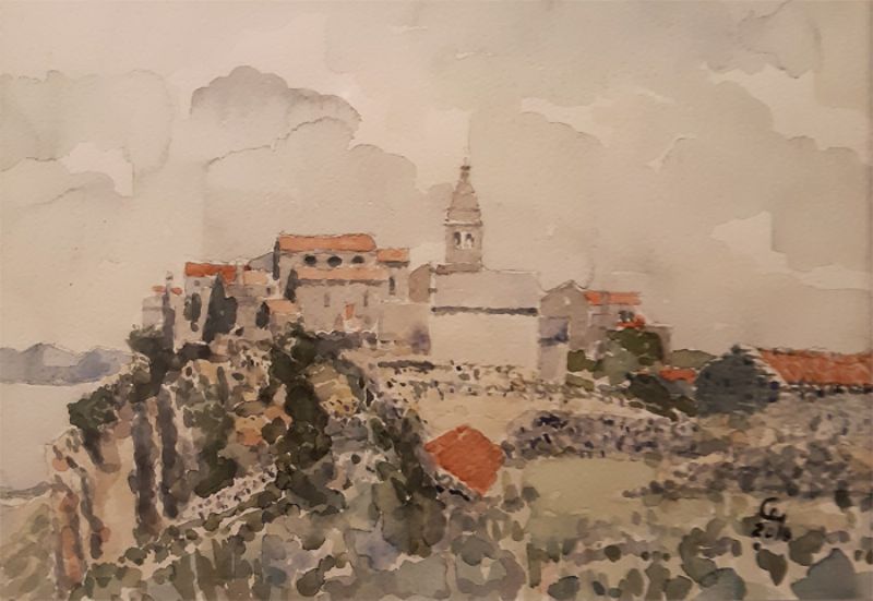 Lubenice sull'isola di Cherso