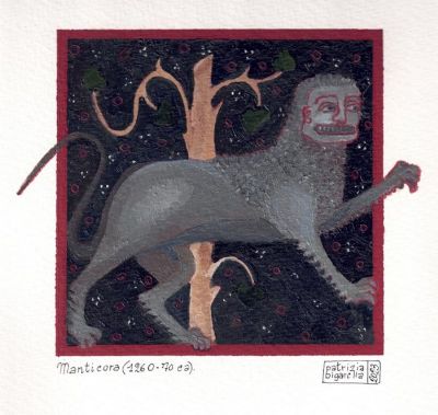 Bestiario medievale - la manticora