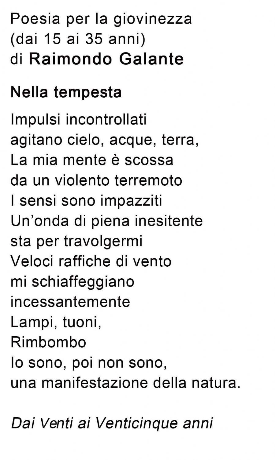 Nella tempesta
