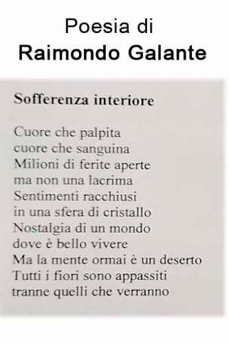 Sofferenza interiore