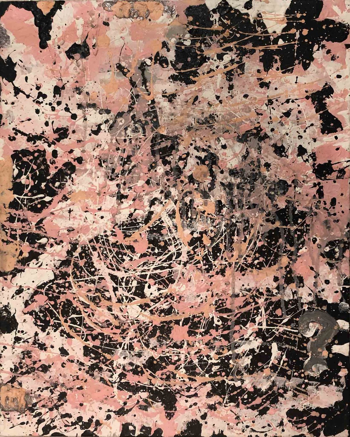 Studio cromatico. Pink of black and ....