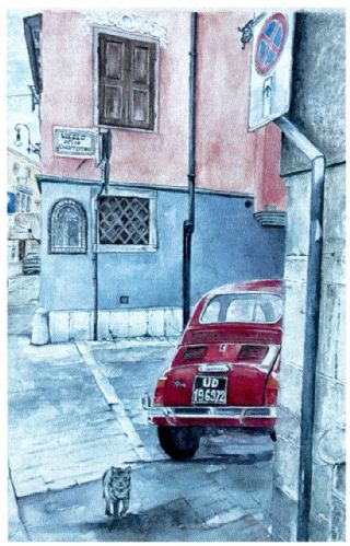 Udine, Vicolo dello Schioppettino 