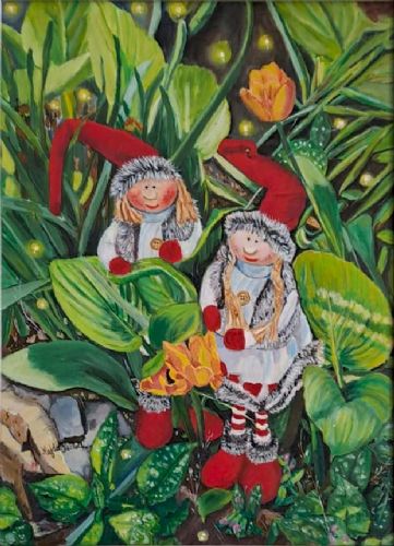 Gnomi con le lucciole