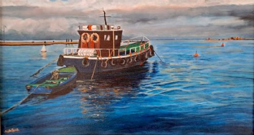 Rimorchiatore porta vivande