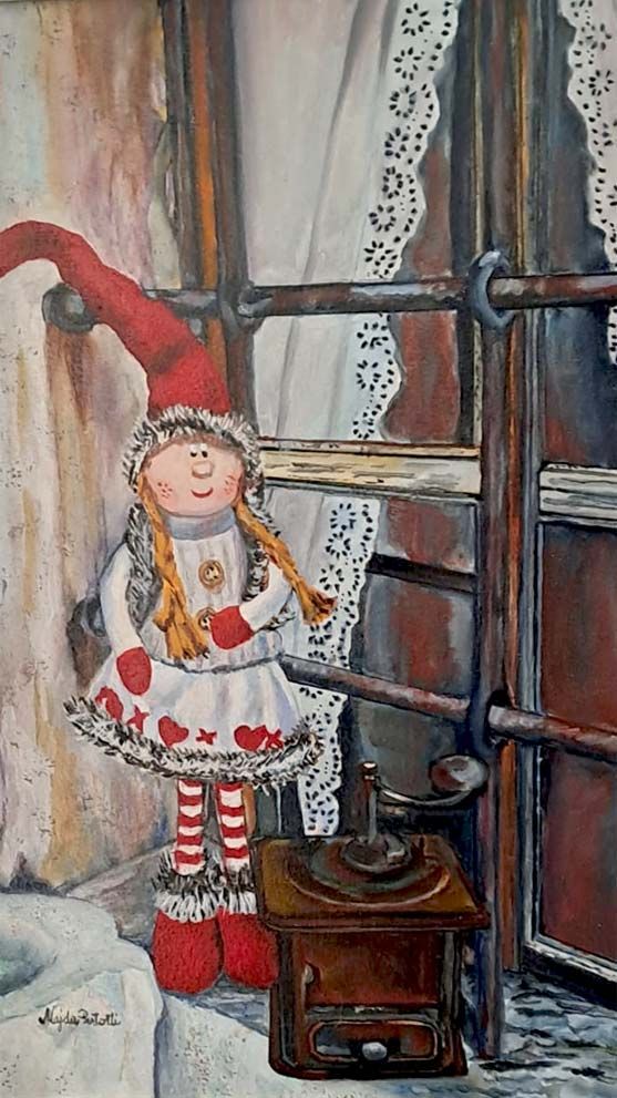 Gnomo sulla finestra