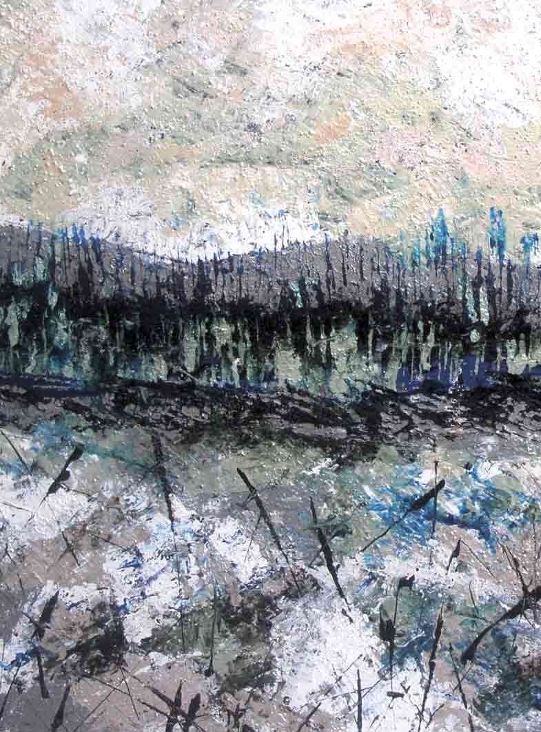 Riflessi tra gli alberi