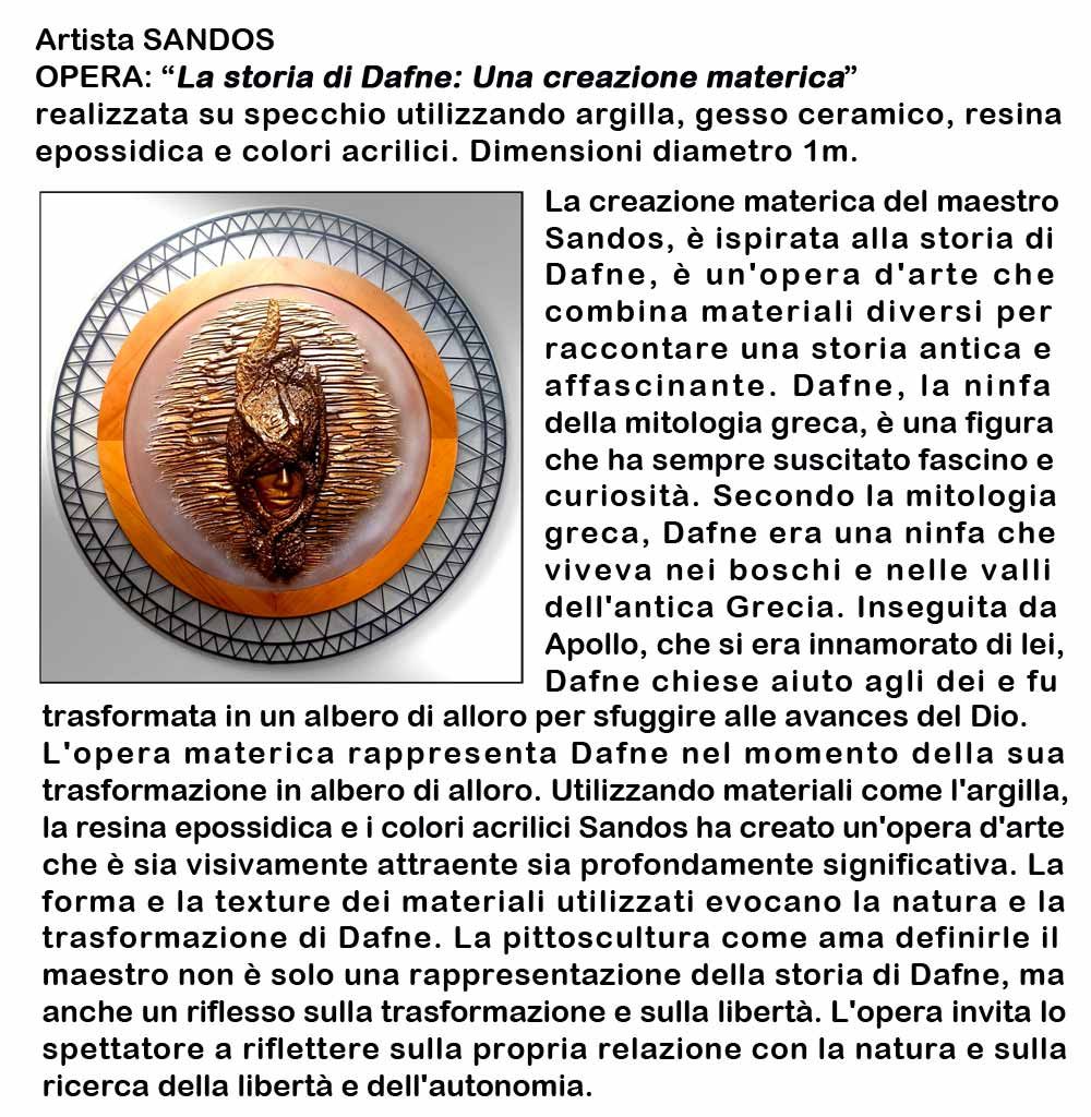 La storia di Dafne: una creazione materica