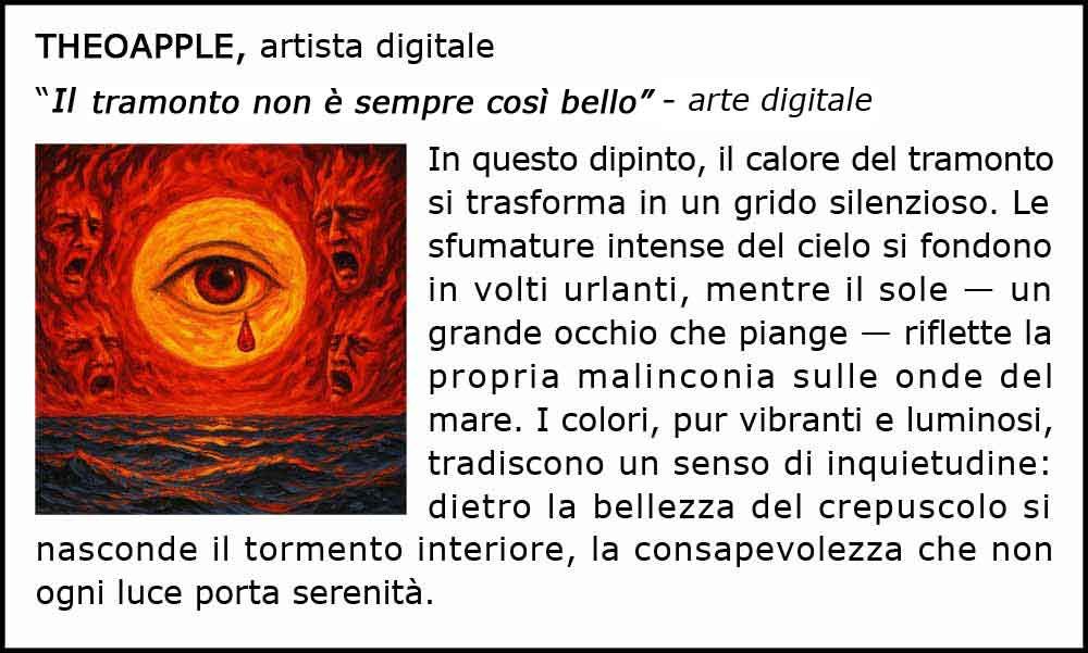 Il tramonto non sempre è così bello