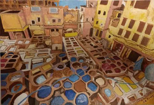 Tanneries de Marrakech - Marocco